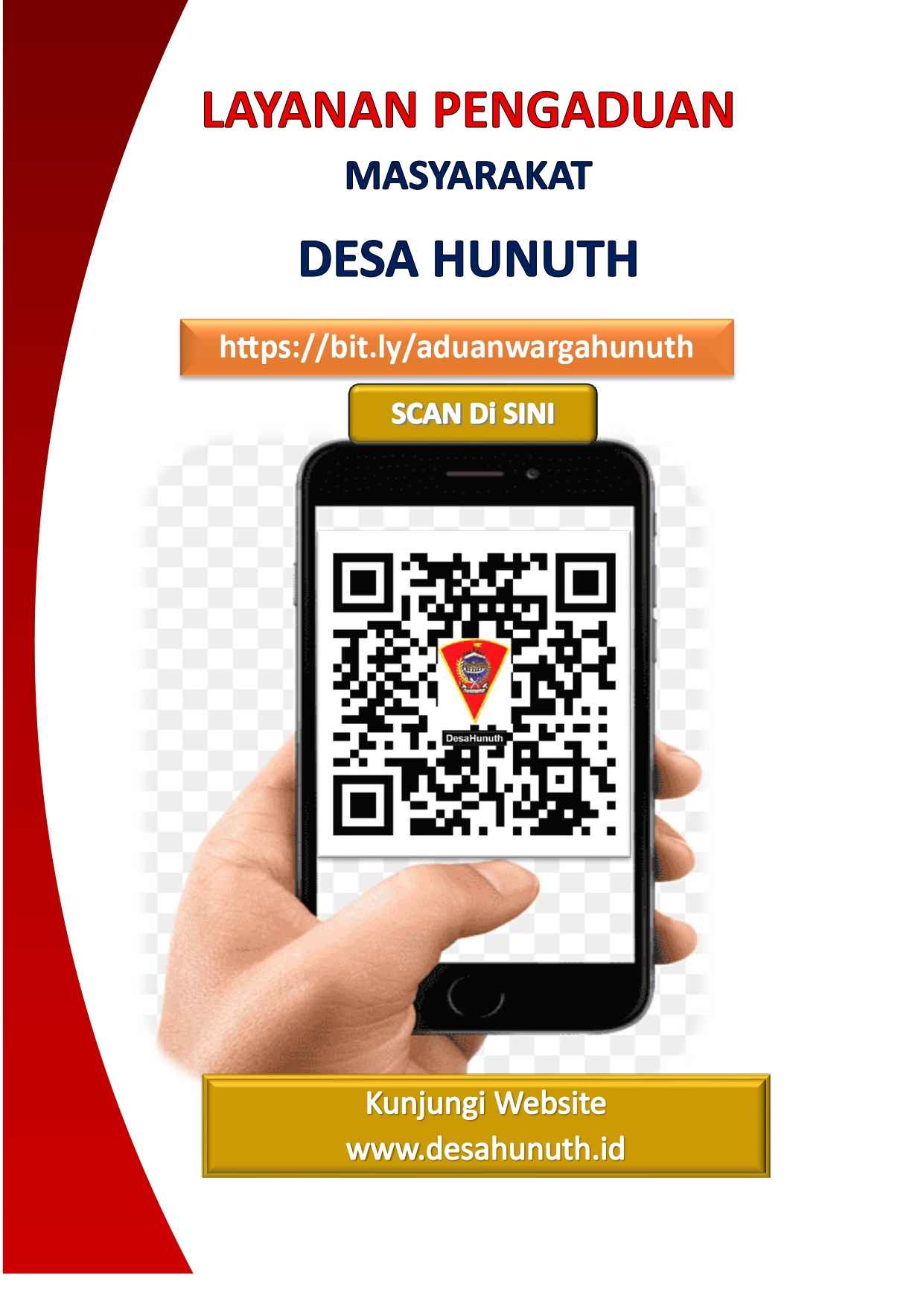 Zona Integritas Pos Bantuan Hukum (Posbakum) Desa Hunuth